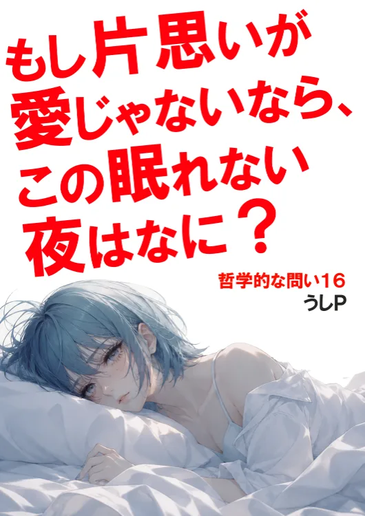 もし片思いが愛じゃないなら、この眠れない夜はなに？　哲学的な問い１６
