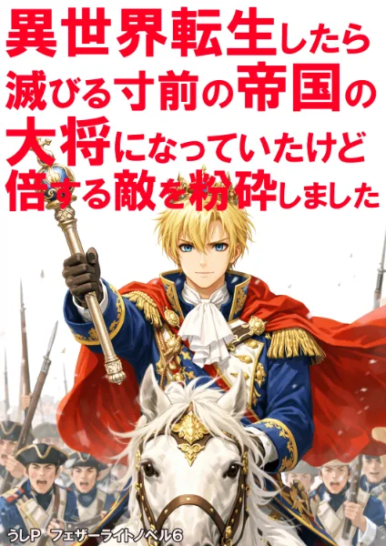 異世界転生したら滅びる寸前の帝国の大将になっていたけど倍する敵を粉砕しました　フェザーライトノベル６